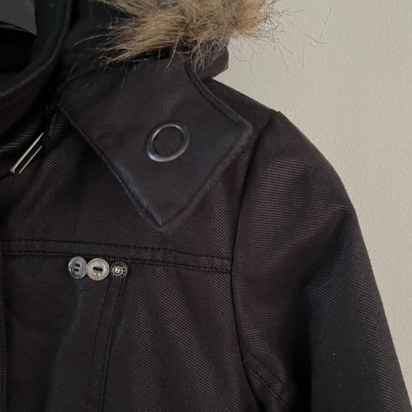 Long winter coat Mademoiselle DDP for girl, Size 12 midnight blue - Picture 2 of 12